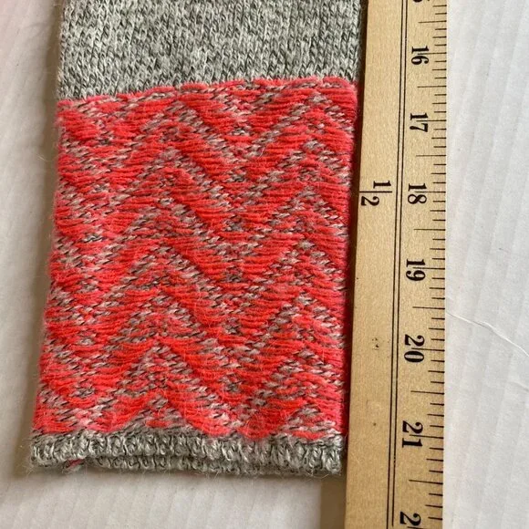 Petrol Womens Grey and Red Marled Open Cardigan with Fringe Size S/M Boho - Picture 9 of 9